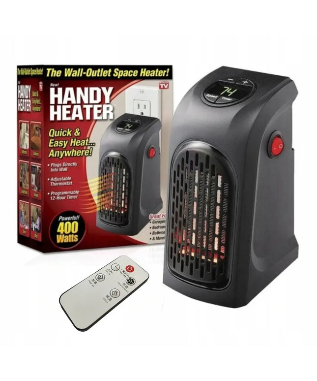 Mini elektrinis šildytuvas Handy Heater 400W su nuotolinio valdymo pulteliu
