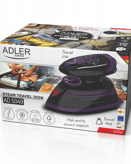 Mini kelioninis garinis lygintuvas Adler AD5049