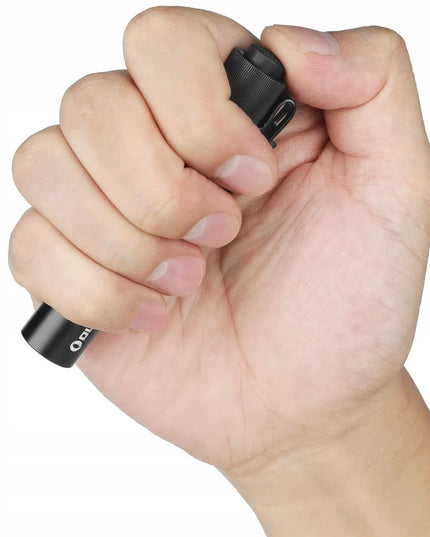 Mini kišeninis žibintuvėlis Olight I3T 2 EOS Black 300 lm, 2 švietimo režimai