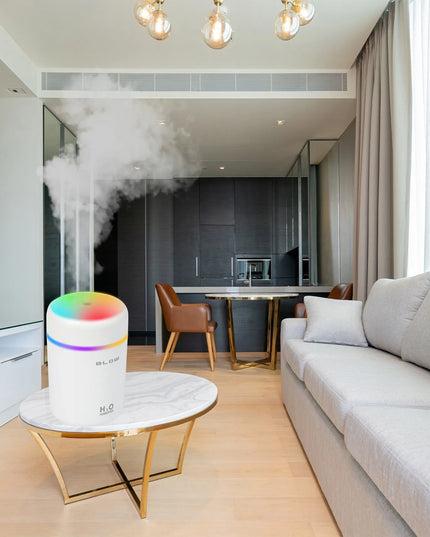 MINI ORO DRĖKINTUVAS AROMATERAPIJOS DIFUZORIUS KVAPŲ DIFUZORIUS RGB NAKTINĖ LEMPA