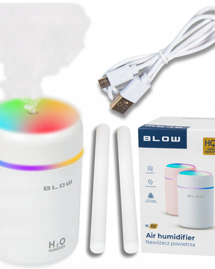 MINI ORO DRĖKINTUVAS AROMATERAPIJOS DIFUZORIUS KVAPŲ DIFUZORIUS RGB NAKTINĖ LEMPA
