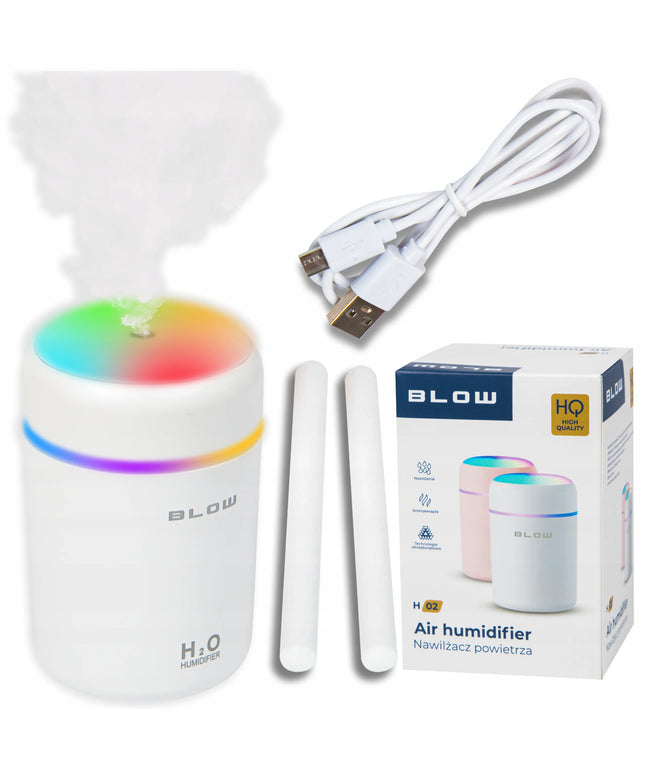 MINI ORO DRĖKINTUVAS AROMATERAPIJOS DIFUZORIUS KVAPŲ DIFUZORIUS RGB NAKTINĖ LEMPA