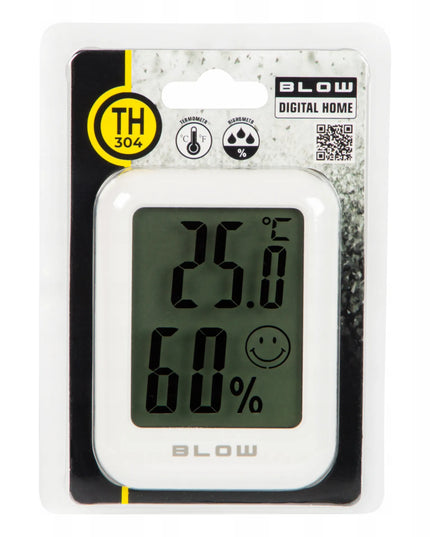 Mini oro stotelė BLOW TH304 termohigrometras su LCD ekranu ir magnetu