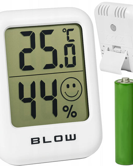 Mini oro stotelė BLOW TH304 termohigrometras su LCD ekranu ir magnetu