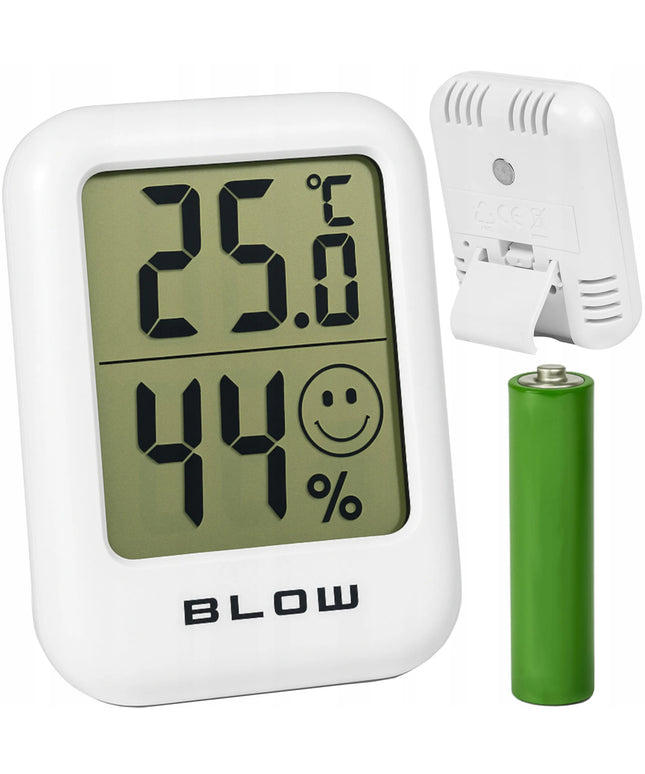 Mini oro stotelė BLOW TH304 termohigrometras su LCD ekranu ir magnetu