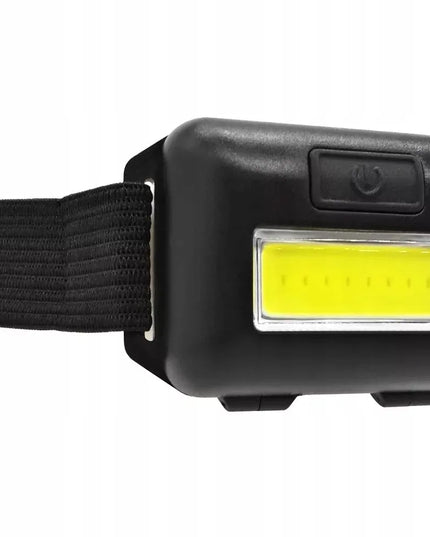 Mini priekinis žibintas COB 3xAAA, 3 darbo režimai, sportui, turizmui, dviračiui, dirbtuvėms