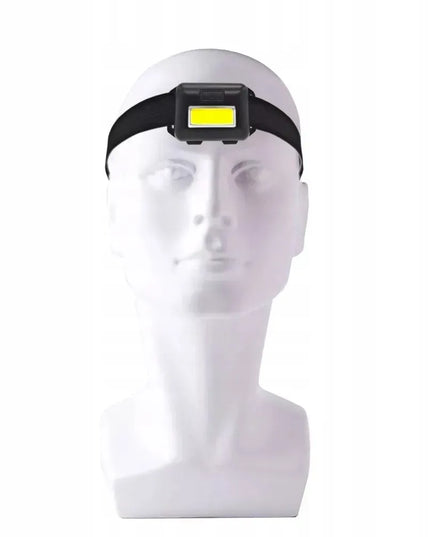 Mini priekinis žibintas COB 3xAAA, 3 darbo režimai, sportui, turizmui, dviračiui, dirbtuvėms