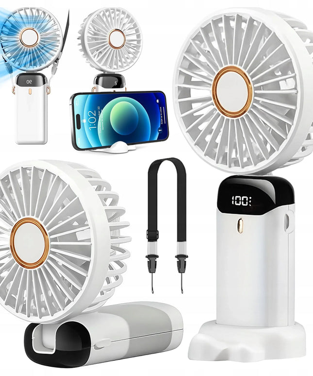 Mini ventiliatorius Alogy CoolBreeze™ nešiojamas stalinis su USB-C
