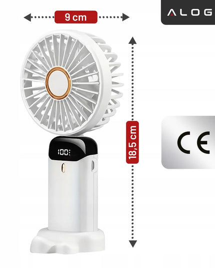 Mini ventiliatorius Alogy CoolBreeze™ nešiojamas stalinis su USB-C