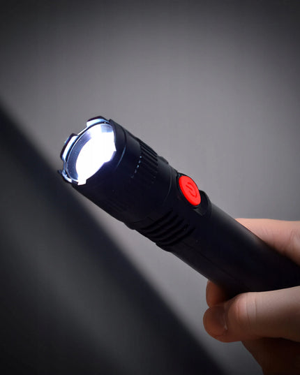 Miniatiūrinis įkraunamas LED žibintuvėlis AKB-POLAND, USB-C, 2W, su priartinimo funkcija