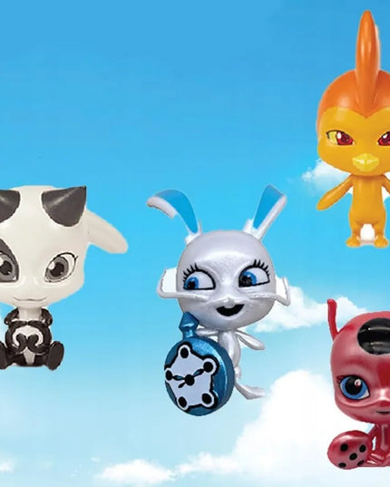 Miraculous Biedronka ir Juodasis Katinas rinkinys – Miracle Box dėžutė фигуrkoms + 4 Kwami figūrėlės
