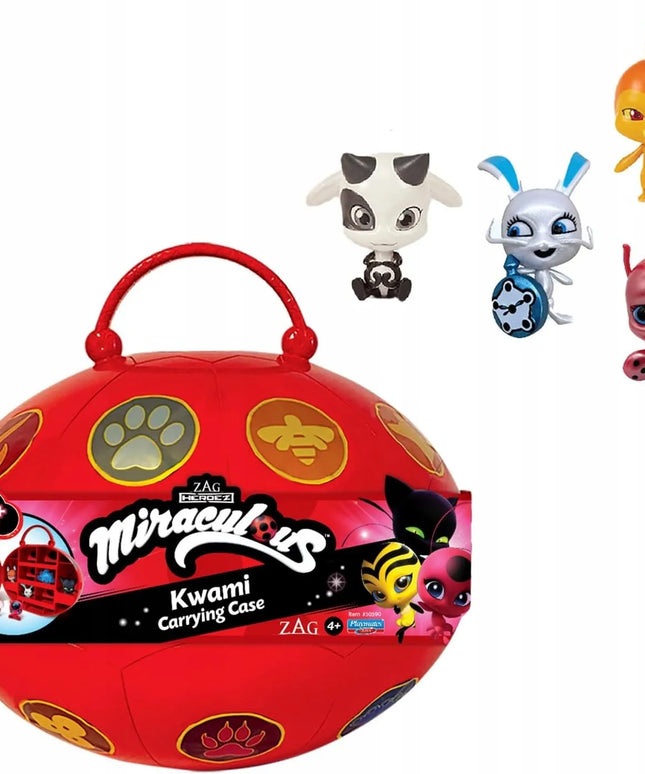 Miraculous Biedronka ir Juodasis Katinas rinkinys – Miracle Box dėžutė фигуrkoms + 4 Kwami figūrėlės