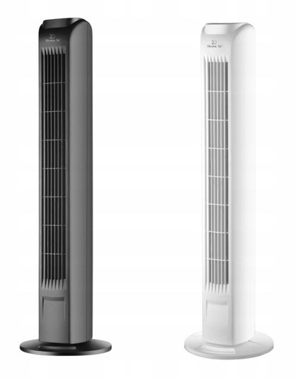 Mission Air TOWER FAN koloninis ventiliatorius, tyliai veikiantis, juodas