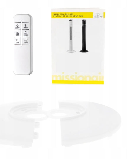 Mission Air TOWER FAN XL koloninis ventiliatorius, 109 cm, baltas