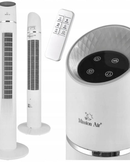 Mission Air TOWER FAN XL koloninis ventiliatorius, 109 cm, baltas
