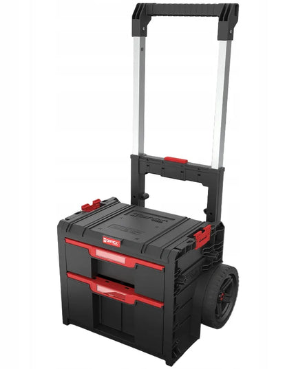 Mobilus įrankių vežimėlis QBRICK SYSTEM PRO CART2.0 PLUS DRAWER2 9,5 l + 12 l