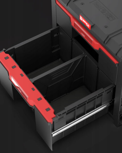 Mobilus įrankių vežimėlis QBRICK SYSTEM PRO CART2.0 PLUS DRAWER2 9,5 l + 12 l