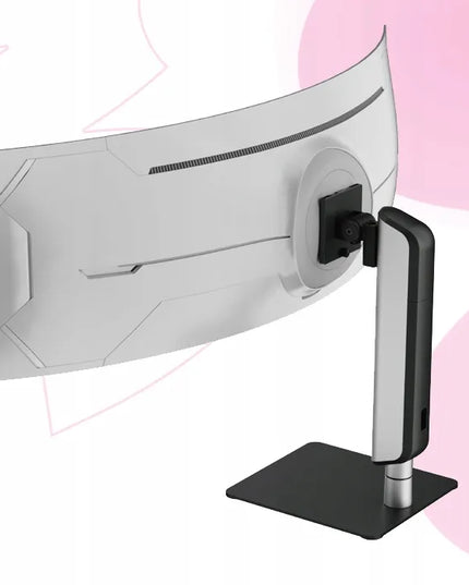Mobilus monitoriaus laikiklis 17-49" 18kg VESA reguliavimas Spacetronik sidabrinis