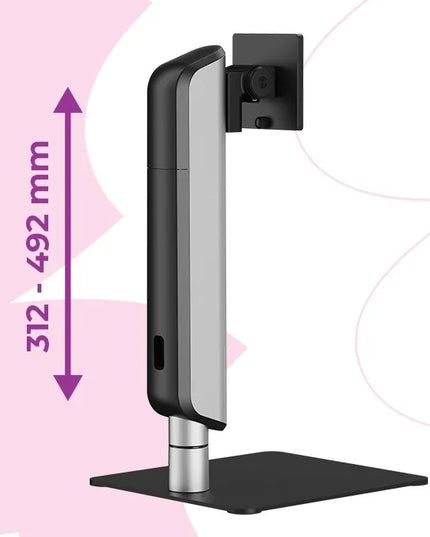 Mobilus monitoriaus laikiklis 17-49" 18kg VESA reguliavimas Spacetronik sidabrinis
