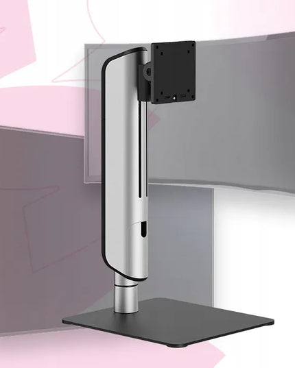 Mobilus monitoriaus laikiklis 17-49" 18kg VESA reguliavimas Spacetronik sidabrinis