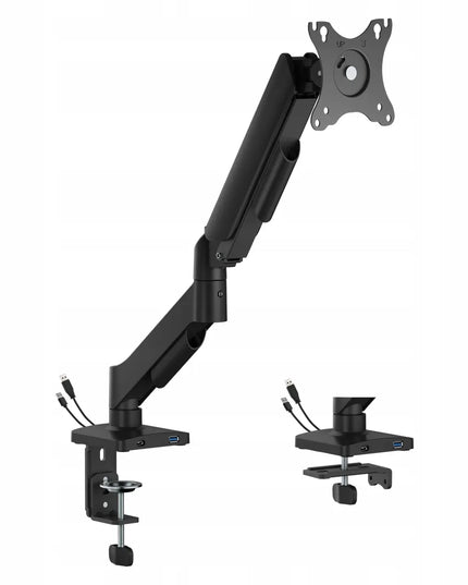 Monitorinis laikiklis Spacetronik iki 9 kg 17-32" VESA USB, stalinis