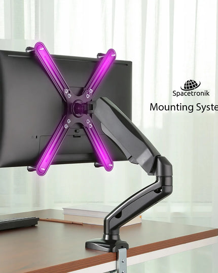 Monitoro laikiklis be VESA angų 13-27 Spacetronik iki 8 kg adapteris