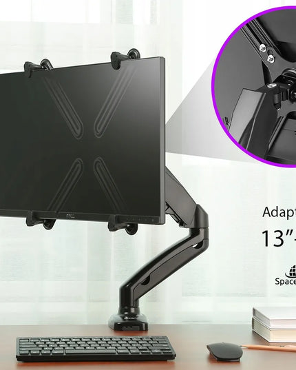 Monitoro laikiklis be VESA angų 13-27 Spacetronik iki 8 kg adapteris
