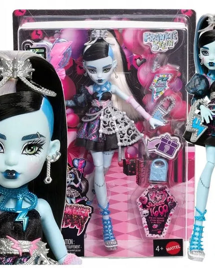 Monster High lėlė Gąsdinančiai saldus gimtadienis Frankie Stein 27 cm + priedai