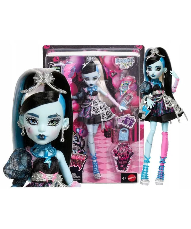 Monster High lėlė Gąsdinančiai saldus gimtadienis Frankie Stein 27 cm + priedai