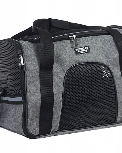 Morello gyvūnų transportavimo krepšys 40 cm x 24 cm x 32 cm, juodas