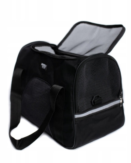 Morello gyvūnų transportavimo krepšys 40 cm x 24 cm x 32 cm, juodas