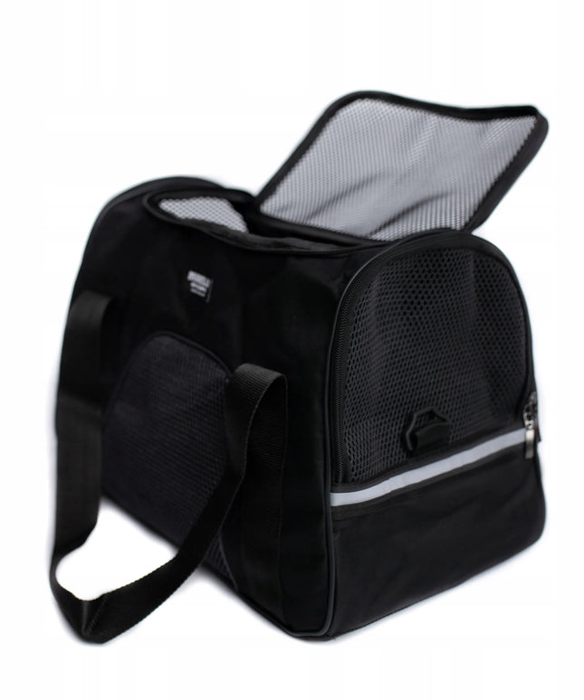 Morello gyvūnų transportavimo krepšys 40 cm x 24 cm x 32 cm, juodas