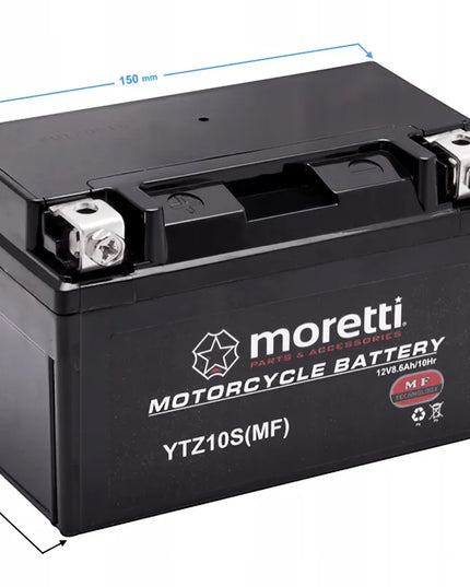 Moretti AGM akumuliatorius MTZ10S 8,6Ah 12V YTZ10S Martinelli