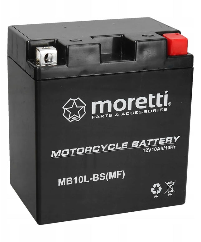 Moretti AGM (gelinis) akumuliatorius MB10L-BS 12V Martinelli