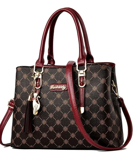 Moteriška rankinė FKTSR su gėlių raštu, kutais ir nuimamu dirželiu, elegantiška peties krepšys, vasaros paplūdimio tote su užtrauktuku