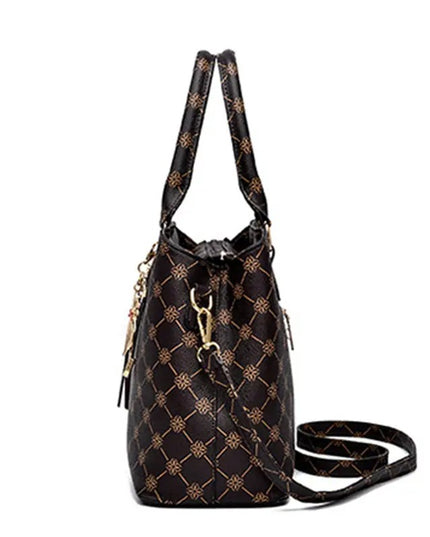 Moteriška rankinė FKTSR su gėlių raštu, kutais ir nuimamu dirželiu, elegantiška peties krepšys, vasaros paplūdimio tote su užtrauktuku