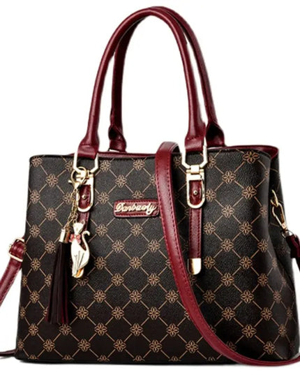 Moteriška rankinė FKTSR su gėlių raštu, kutais ir nuimamu dirželiu, elegantiška peties krepšys, vasaros paplūdimio tote su užtrauktuku