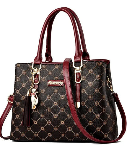 Moteriška rankinė FKTSR su gėlių raštu, kutais ir nuimamu dirželiu, elegantiška peties krepšys, vasaros paplūdimio tote su užtrauktuku