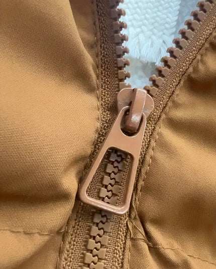 Moteriška žieminė striukė su pašiltinimu ir gobtuvu – stilinga šilta striukė rudeniui ir žiemai