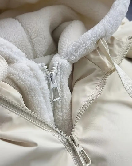 Moteriška žieminė striukė su pašiltinimu ir gobtuvu – stilinga šilta striukė rudeniui ir žiemai