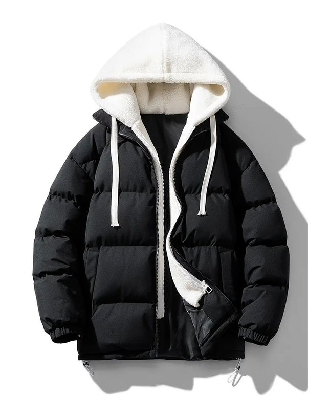 Moteriška žieminė striukė su pašiltinimu ir gobtuvu – stilinga šilta striukė rudeniui ir žiemai