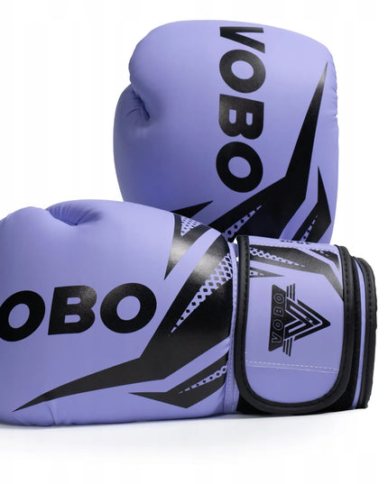 Moteriškos bokso pirštinės VoBo 10 oz, violetinės