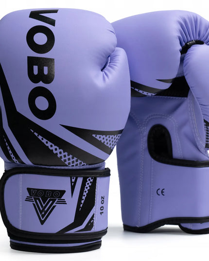 Moteriškos bokso pirštinės VoBo 10 oz, violetinės