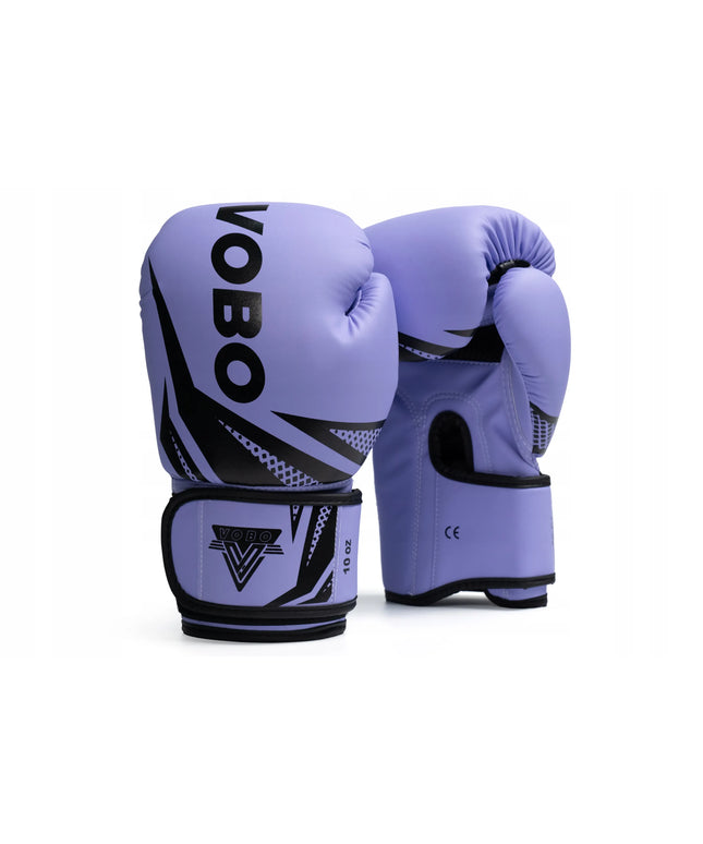 Moteriškos bokso pirštinės VoBo 10 oz, violetinės