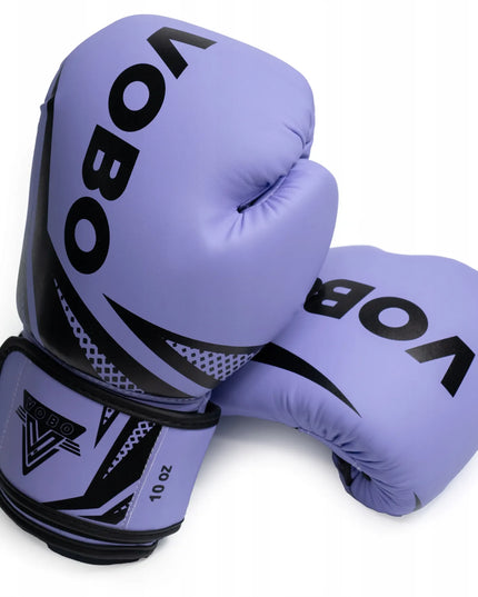 Moteriškos bokso pirštinės VoBo 10 oz, violetinės