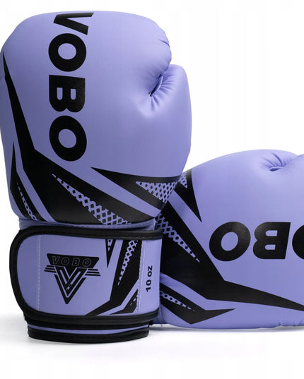 Moteriškos bokso pirštinės VoBo 10 oz, violetinės