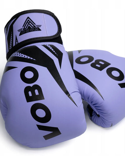 Moteriškos bokso pirštinės VoBo 10 oz, violetinės