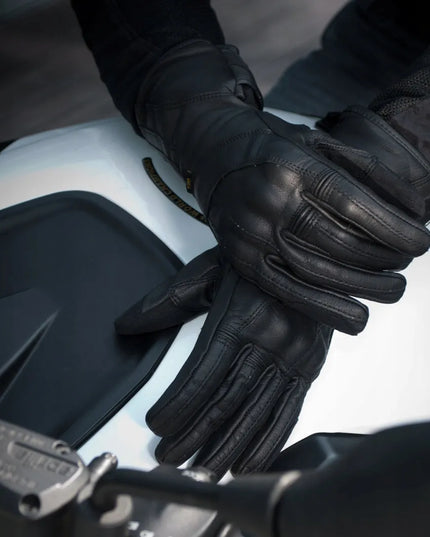 Moteriškos motociklininkų pirštinės Shima Unica, L dydis, juodos