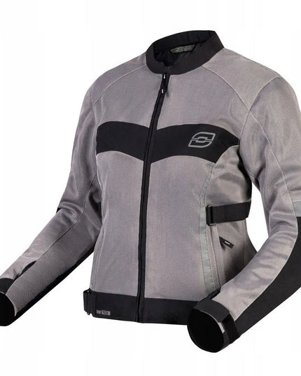 Motociklinė tekstilinė striukė moterims Ozone Dart Lady Cappuccino