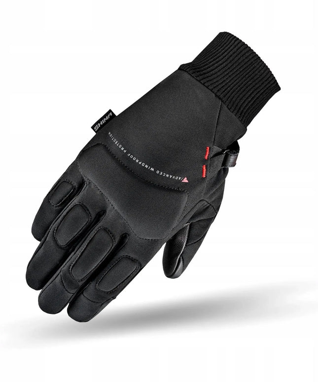 Motociklinės pirštinės moterims SHIMA OSLO WIND LADY BLACK
